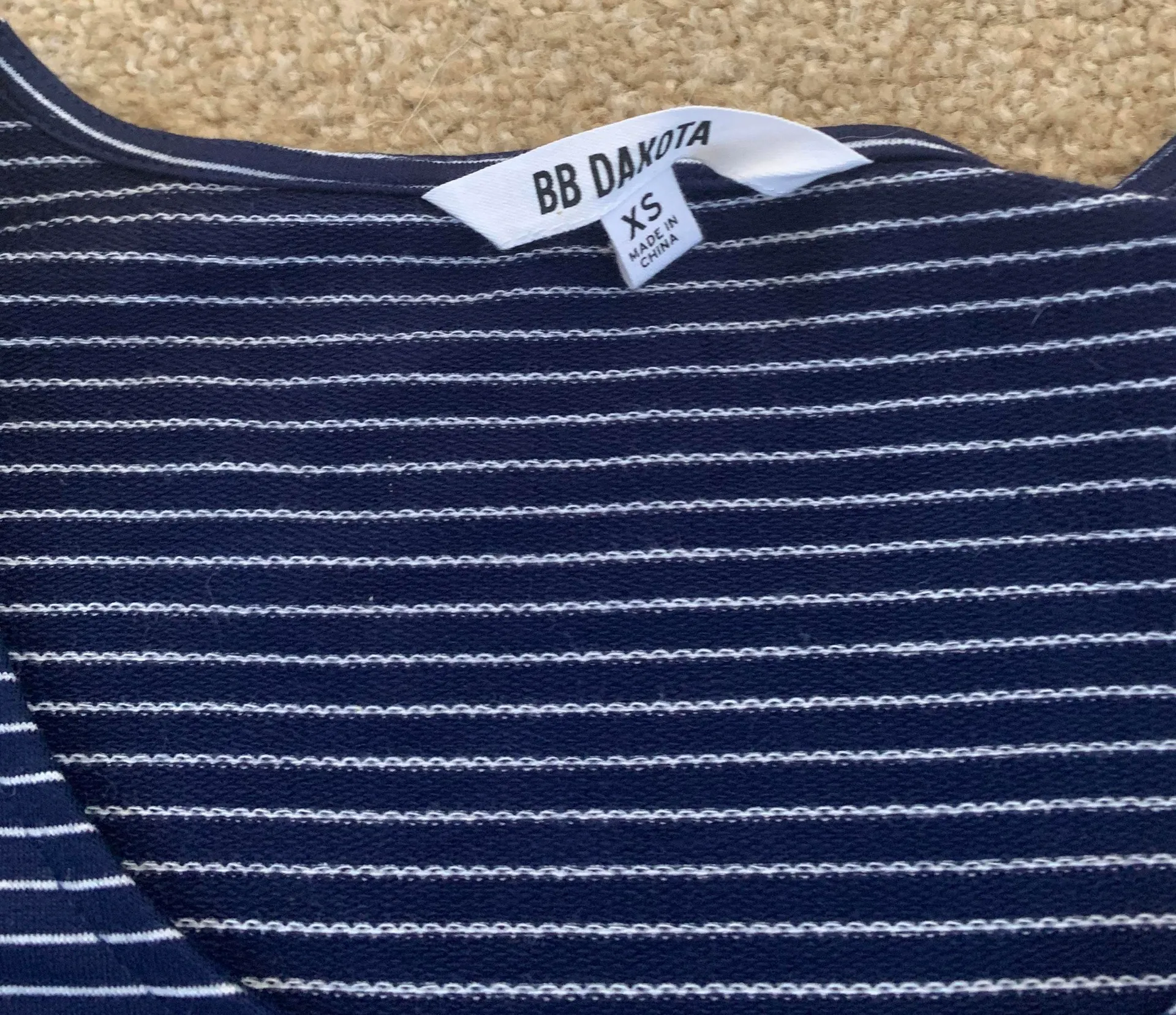 Striped Navy Dress Nordstrom Rack - Image 4