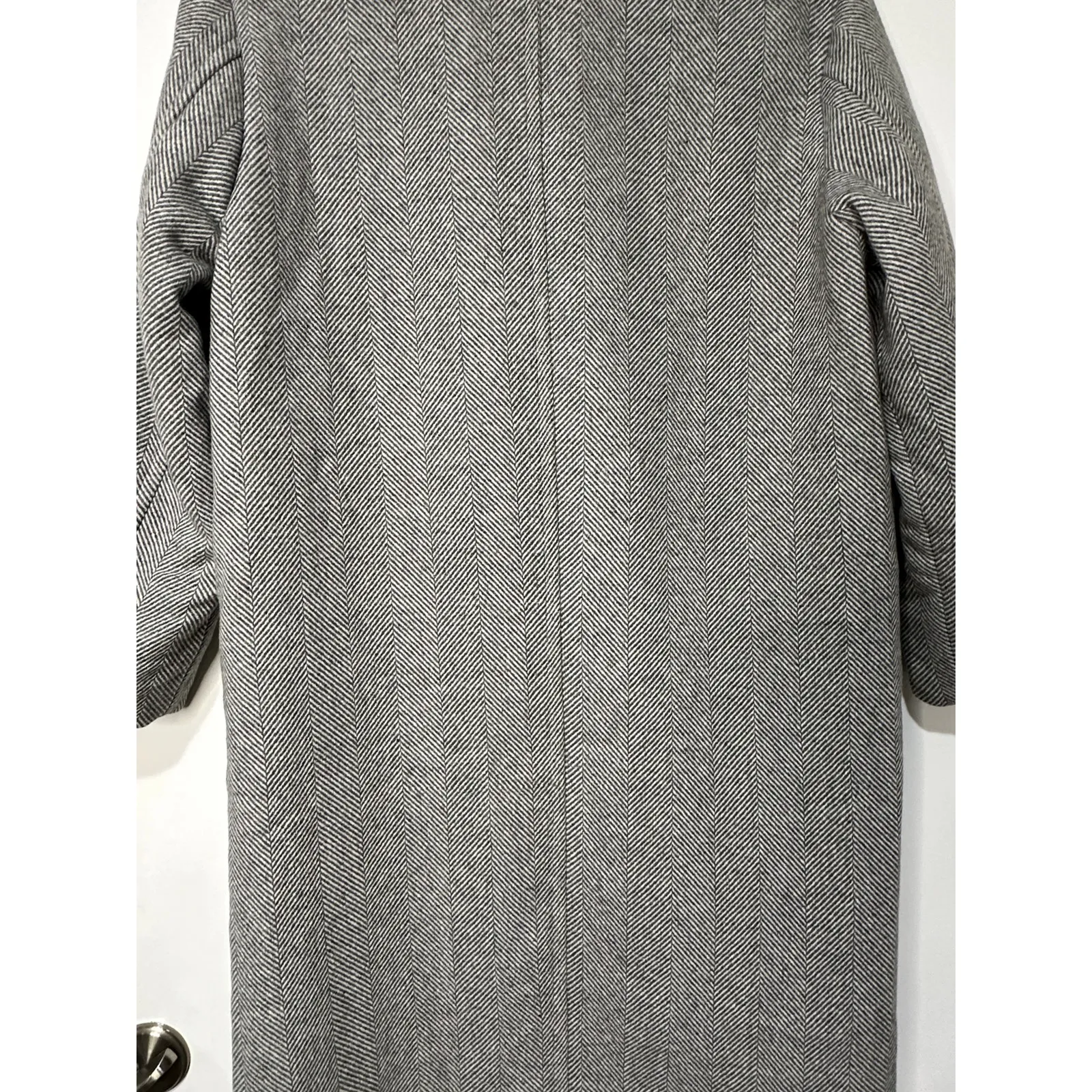 Line and Dot Paola Coat Heather Grey Wool Blend Size Small NWT Button Closure - Image 16