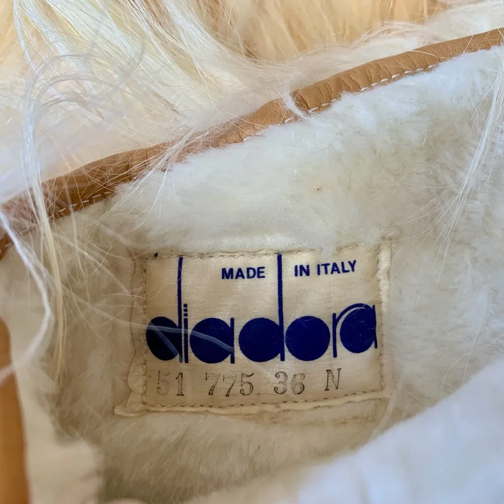 1960’s RARE Italian Goat Fur Hair Knee High Apres Winter Boots Size undefined - Image 13