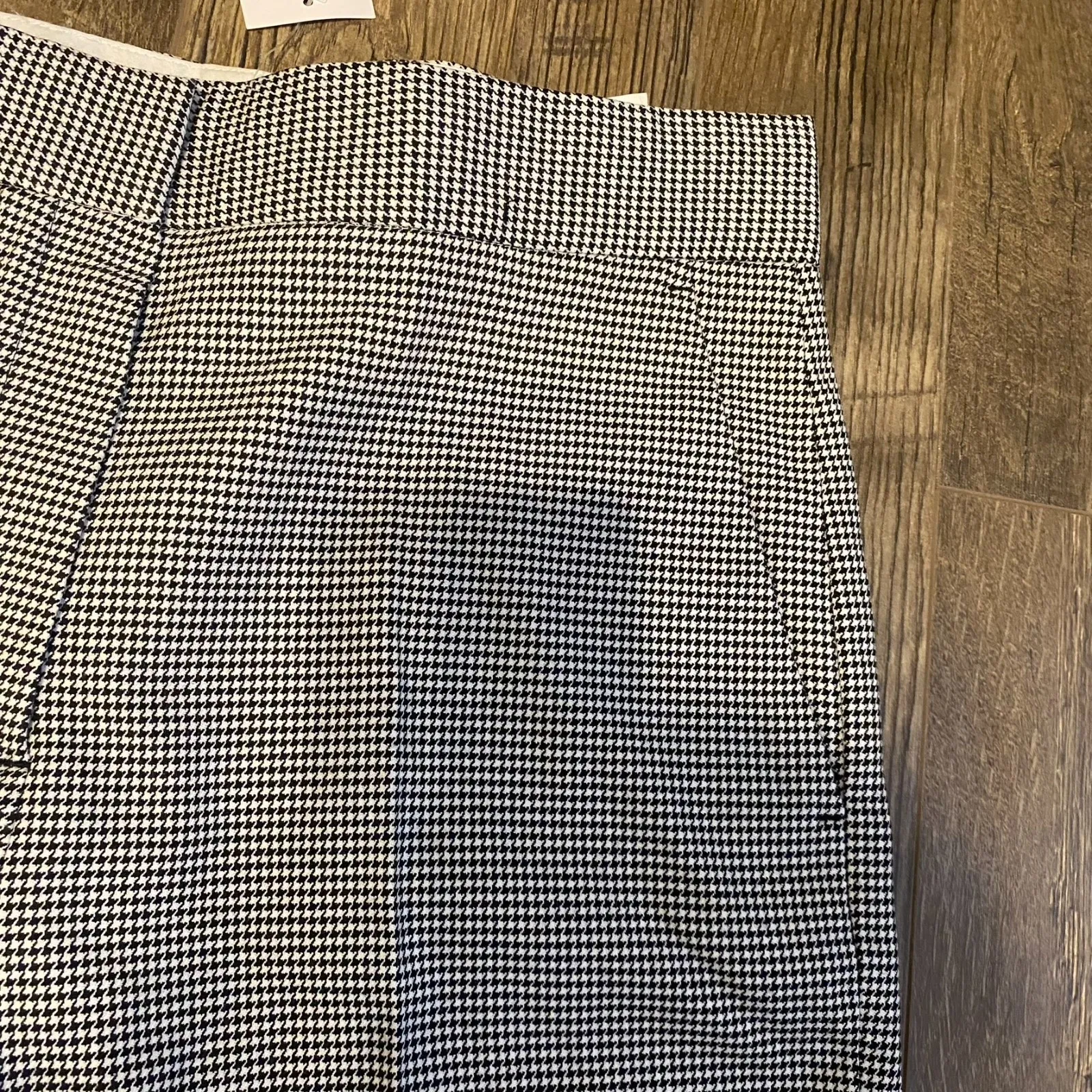 French Connection Women’s 6 Houndstooth Suit Set‎ Black White Preppy Office NWT - Image 10