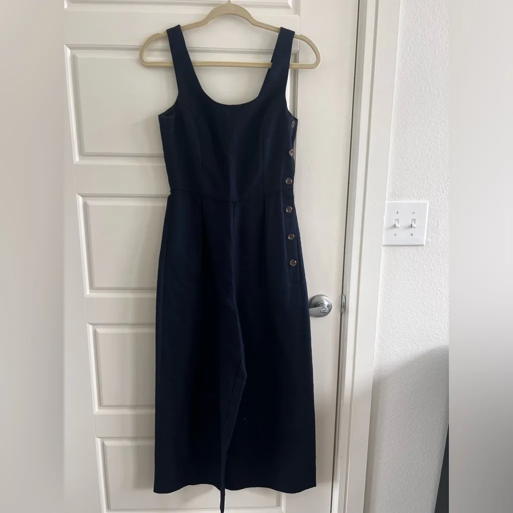 Habitual Navy Scoop Neck Jumpsuit - Image 2