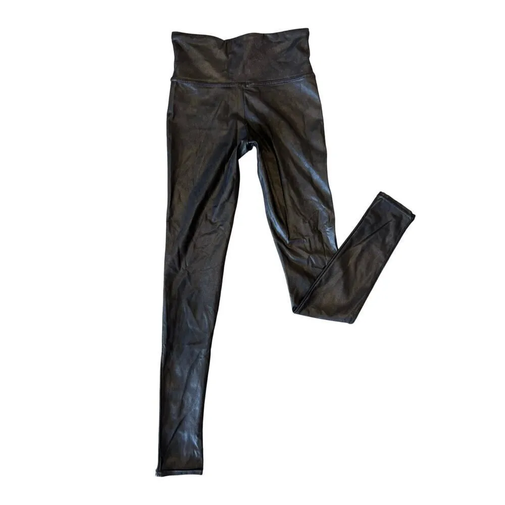 SPANXshape™ Faux Leather Leggings size small MSRP $98 - Image 9