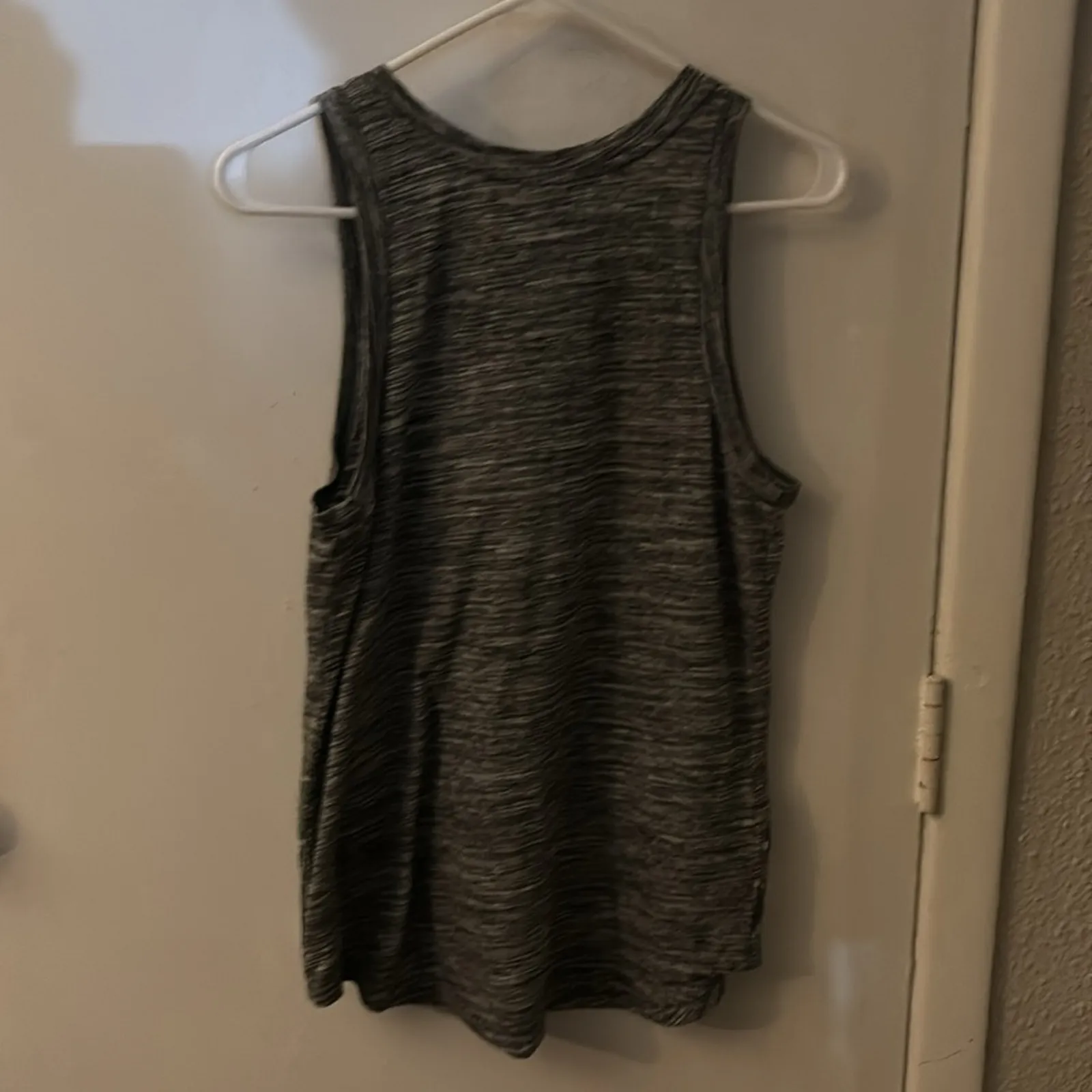 PINK Victoria's Secret Bling Sequin Grey Tank Top Logo S Activewear Sportswear - Image 6