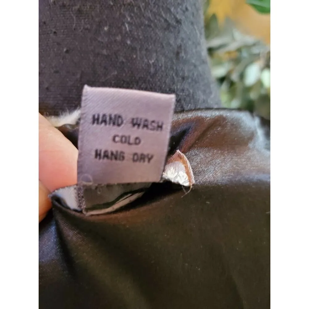 POETRY CLOTHING FAUX FUR VEST, ANIMAL PRINT, SMALL - Image 7