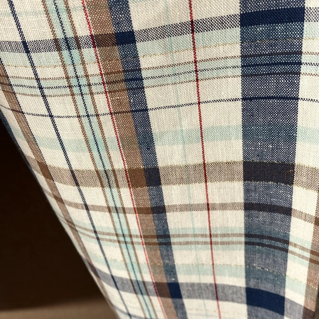 Talbots Multicolor Plaid slacks 12p - Image 8