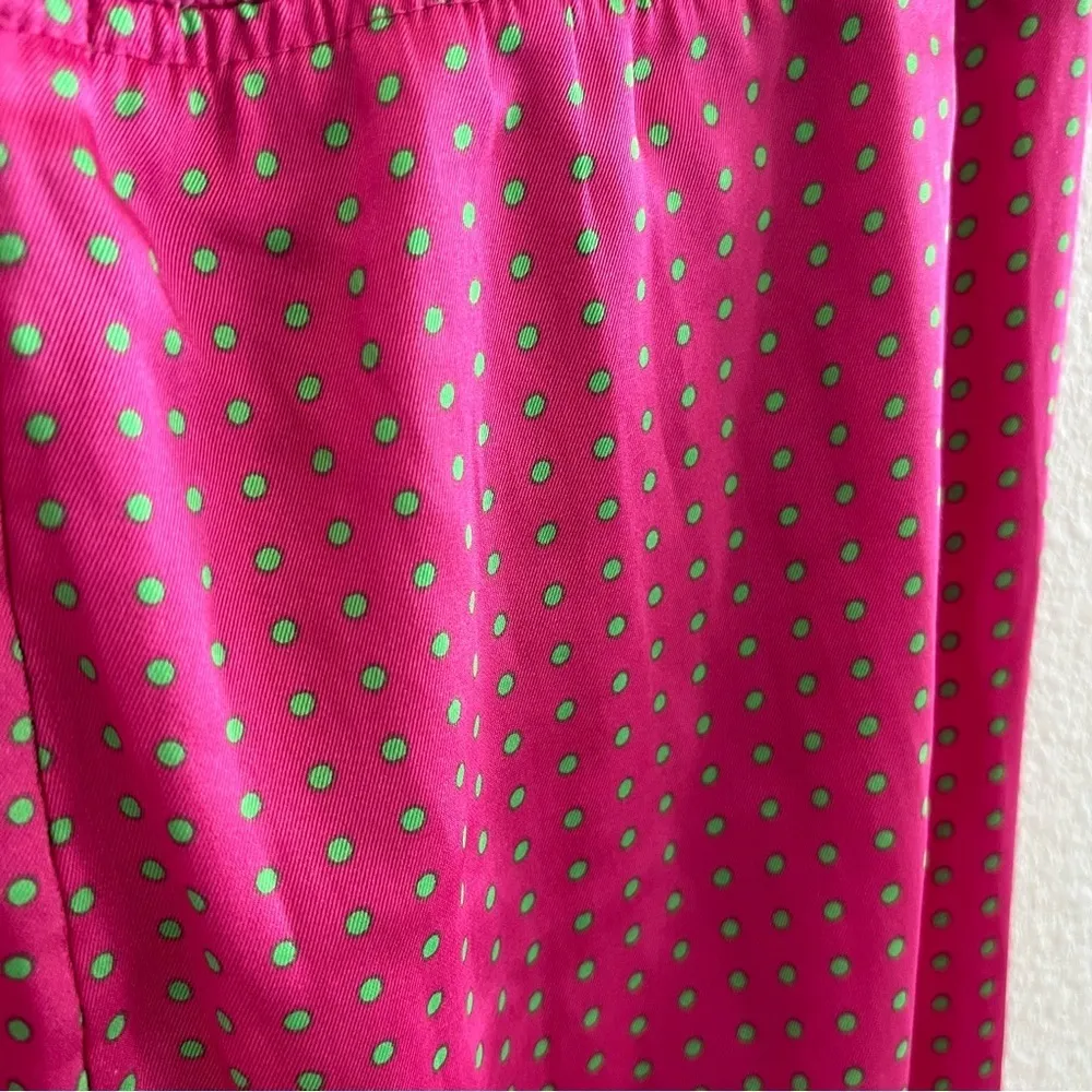 Aerie American Eagle Polka Dot Silky Polyester Lounge Pants XS - Image 5