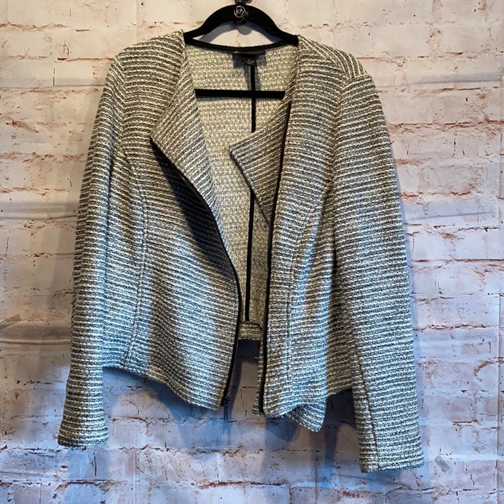 Lane Bryant asymmetrical zipper jacket casual 14 - Image 6