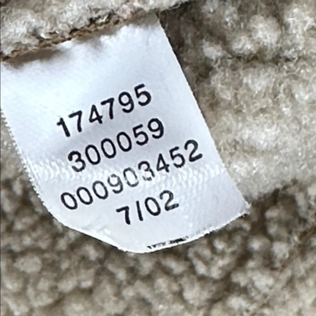 Vintage GAP 2002 Y2K Camel Cognac Tan Brown Sherpa lined jacket size XS - Image 9