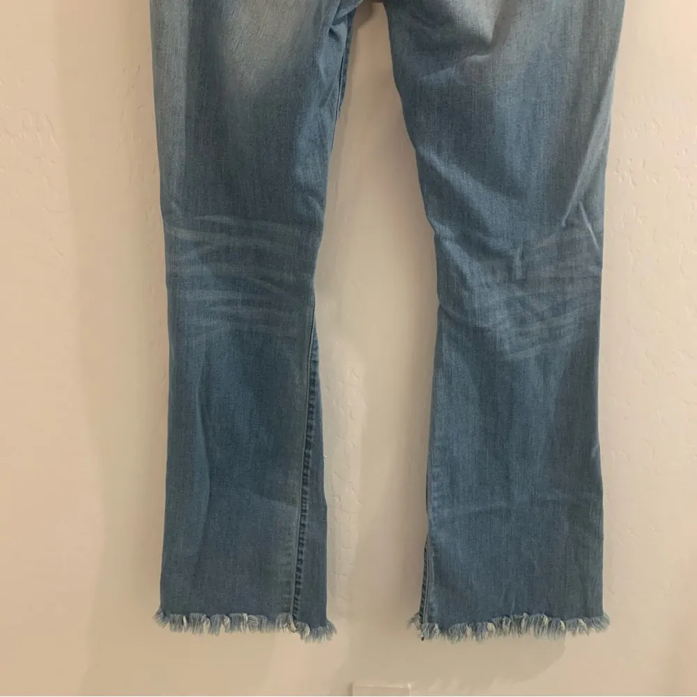 Dear John  Sloane Bootcut Distressed Mid Rise Raw Hem Jeans Size 27 - Image 9
