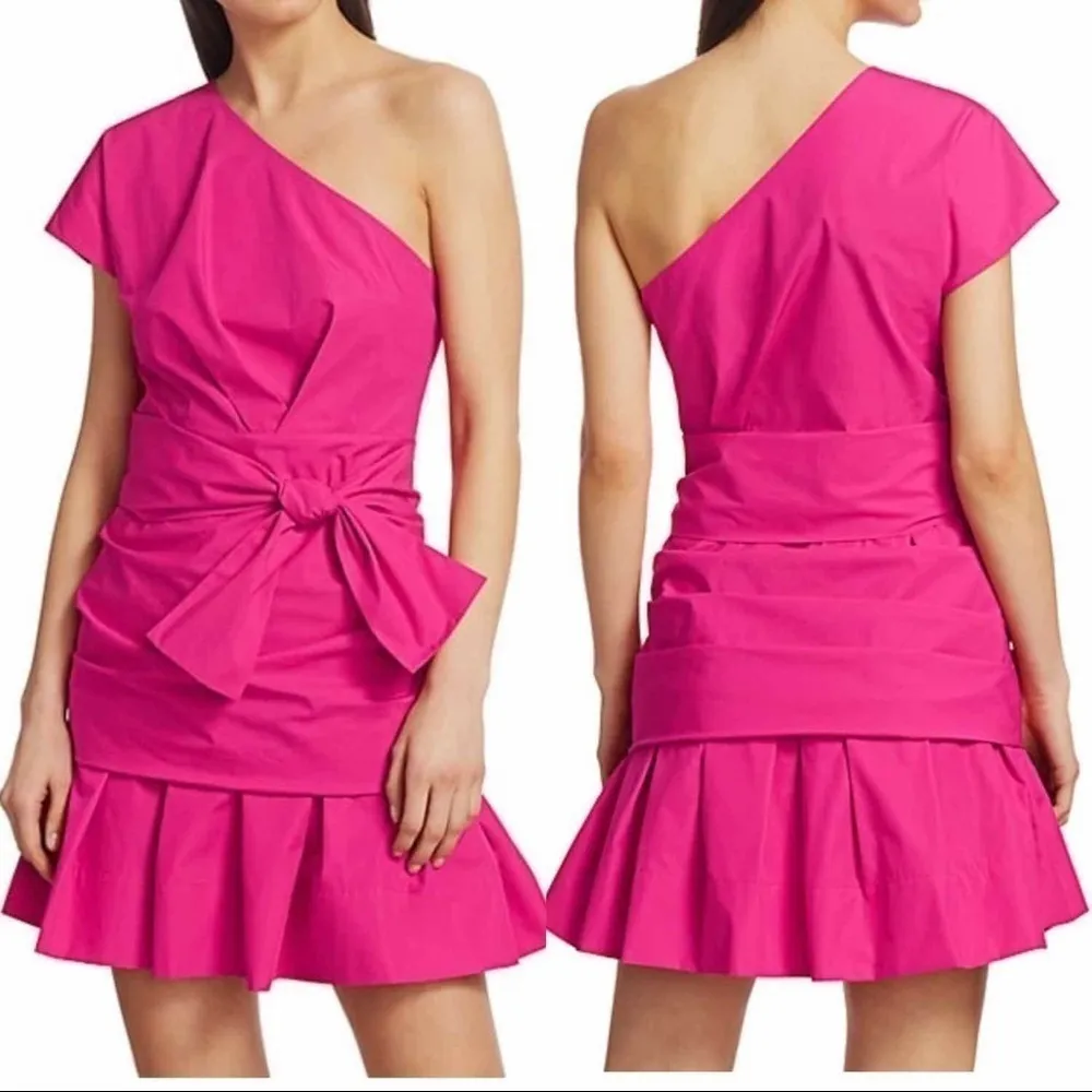 Derek Lam 10 Crosby One Shoulder Dress - Image 2