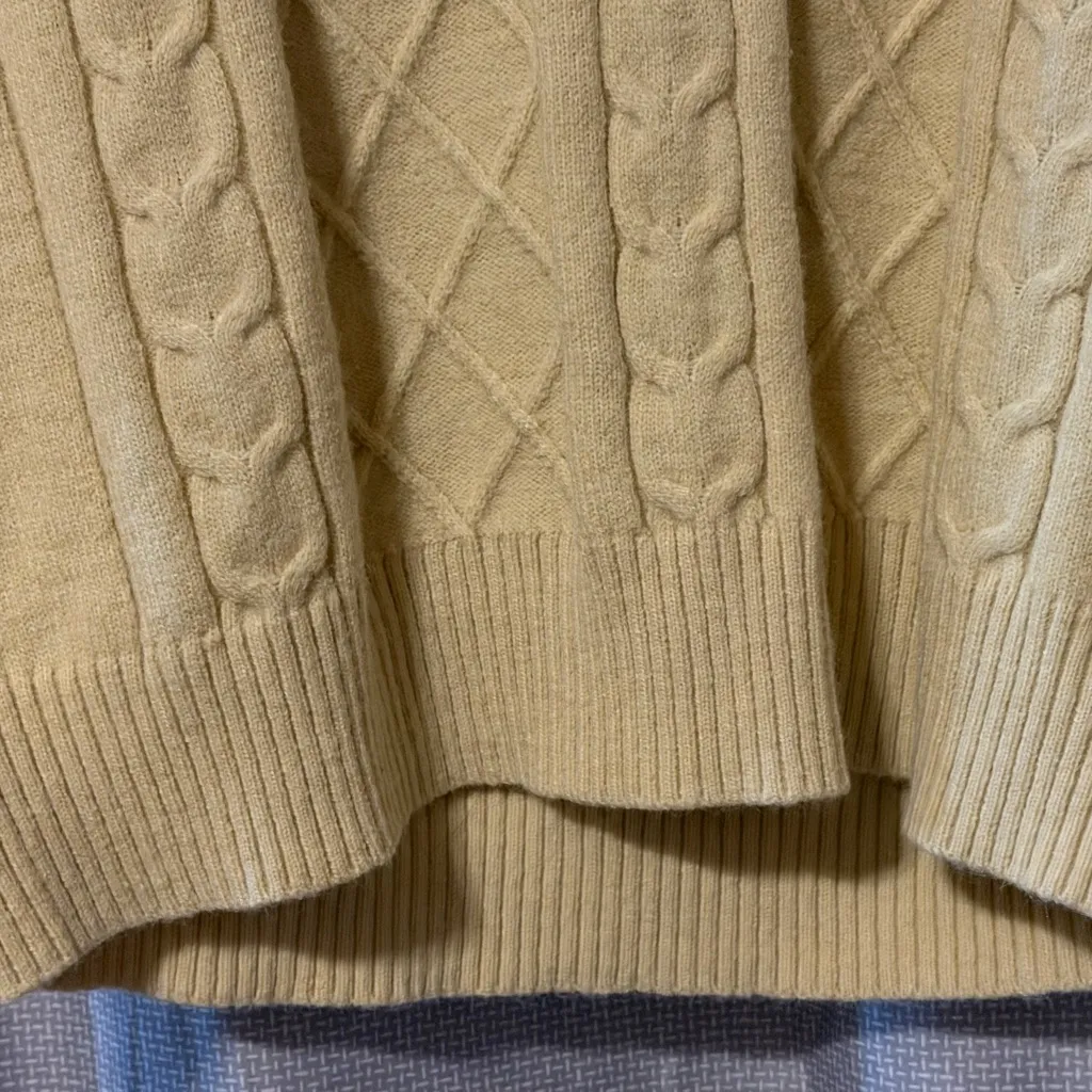 Princess Polly Cable Knit Sweater Vest Size S/M Eclectic Grandma Vintage Look - Image 2