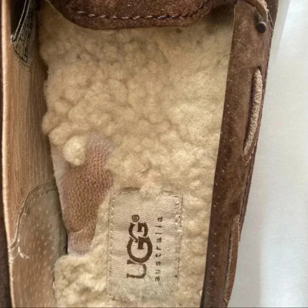 Ugg Australia Ansley 1650 chestnut slippers, womens USA 7 - Image 4