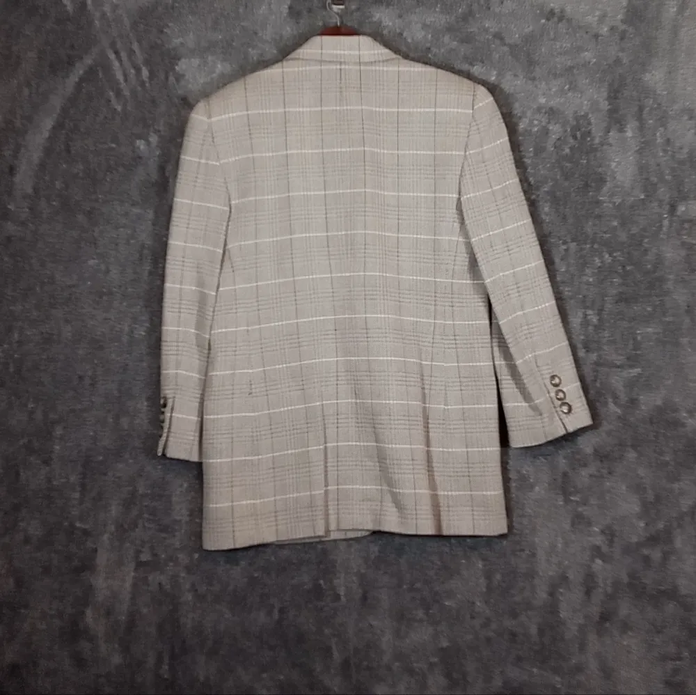 Linda allard Ellen Tracy vintage wool silk cashmere blend one button blazer Size 12 - Image 3