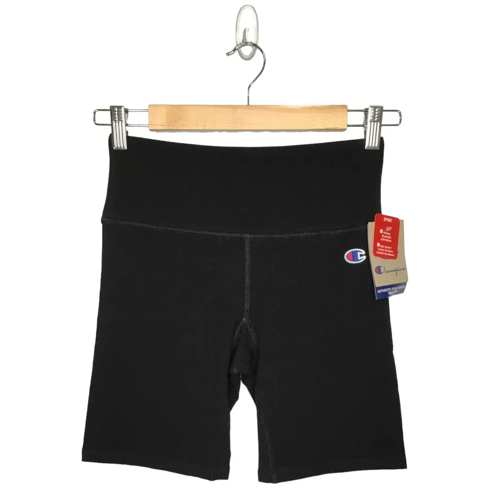 New Champion Everyday Bike Workout Yoga Short Fitted 7 Inch Black Small - Image 6