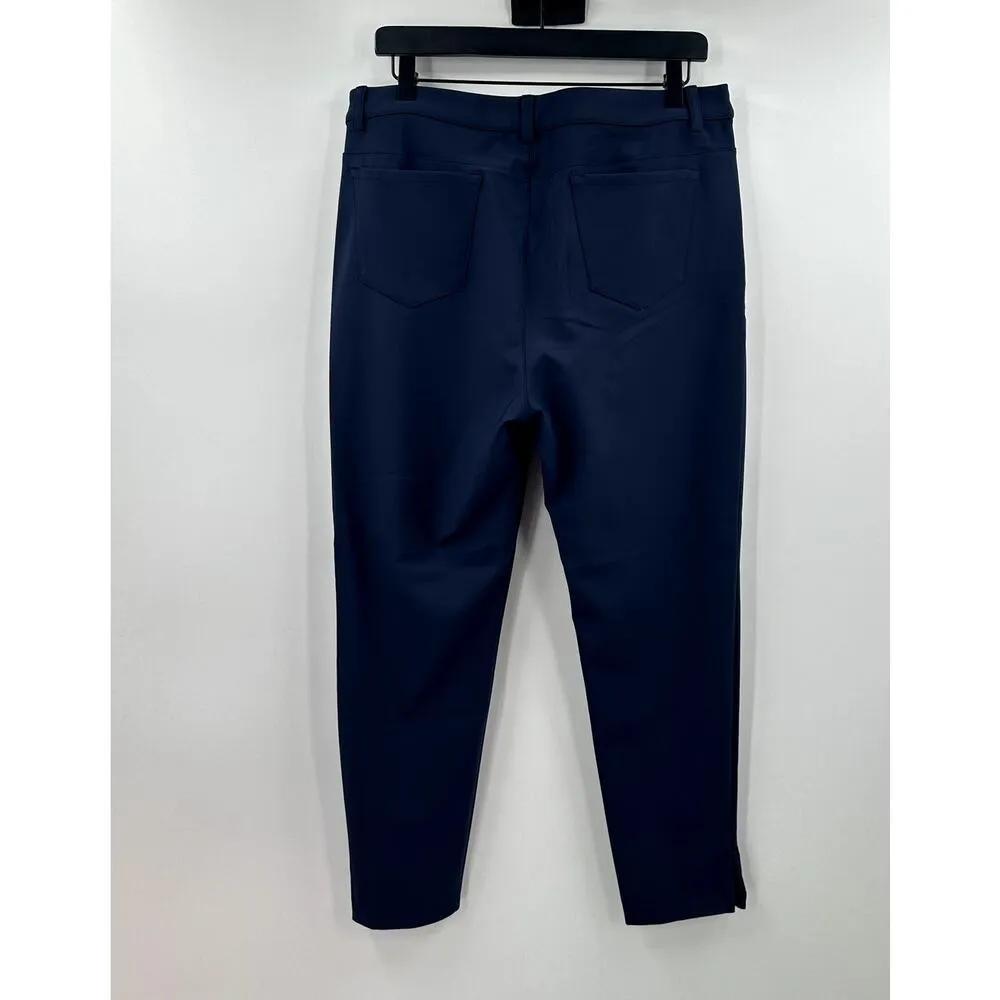 Greg Norman Womens Lexi Stretch Pant Navy Luxe Touch Golf Pant Size Large Blue - Image 6