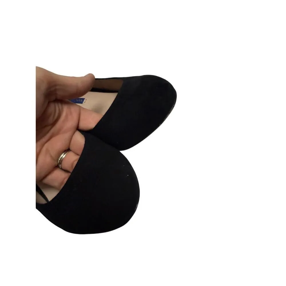 Stuart Weitzman Black 3" Suede Heels Sz. 8 - Image 5