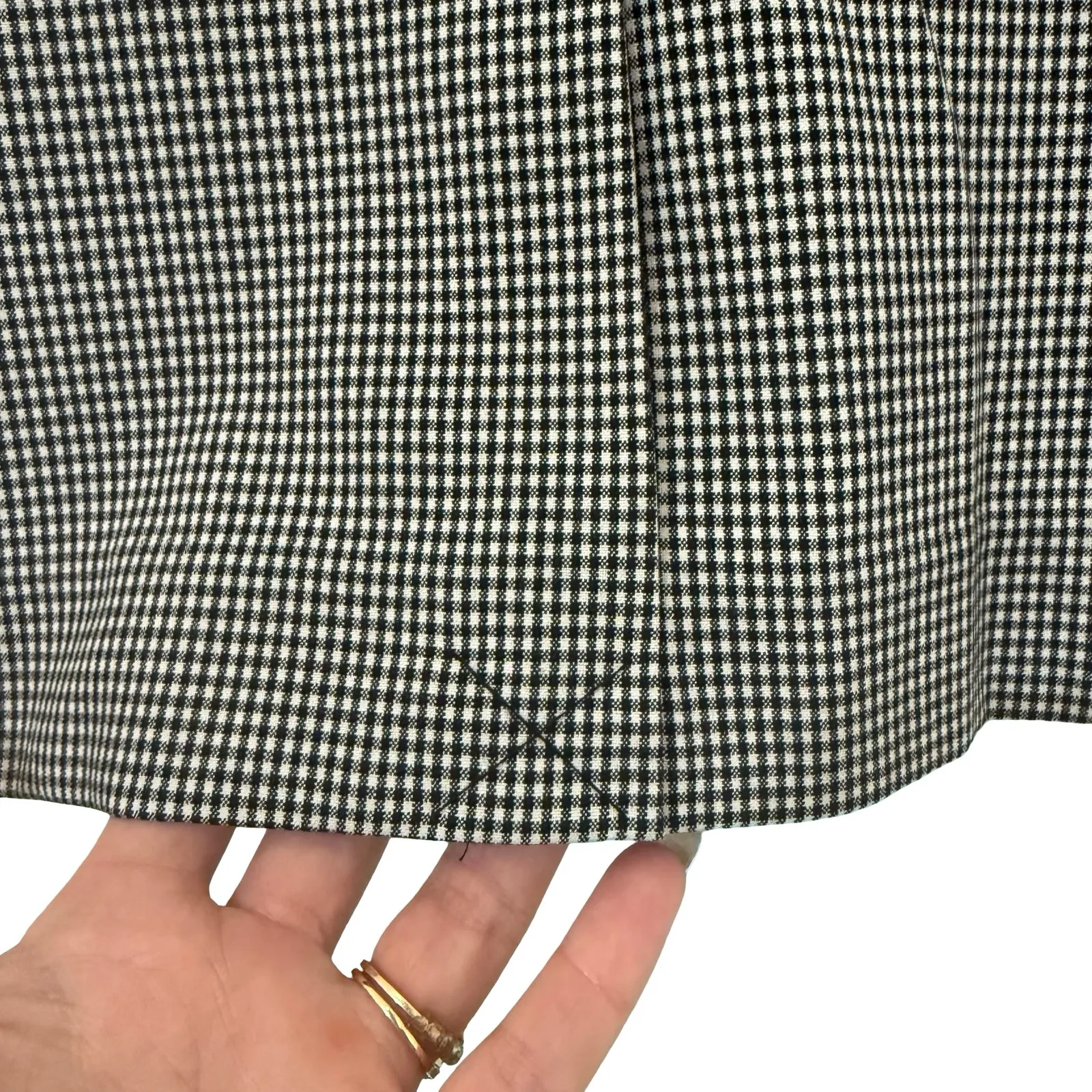 Lane Bryant Black White Check Perfect Drape One-Button Blazer size 22 NEW Tags - Image 10