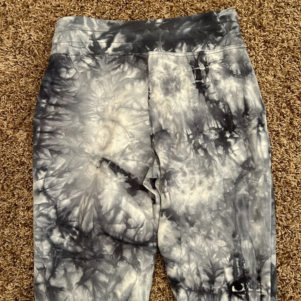 Marika Women's Maxine Marble Print Cotton Blend Athletic Pants Joggers Size M - Image 9