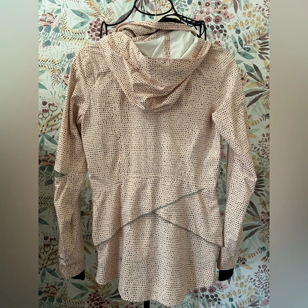 Lululemon Runaway Windbreaker Jacket Reflective Pink Black Speckle Size 4 Small - Image 8