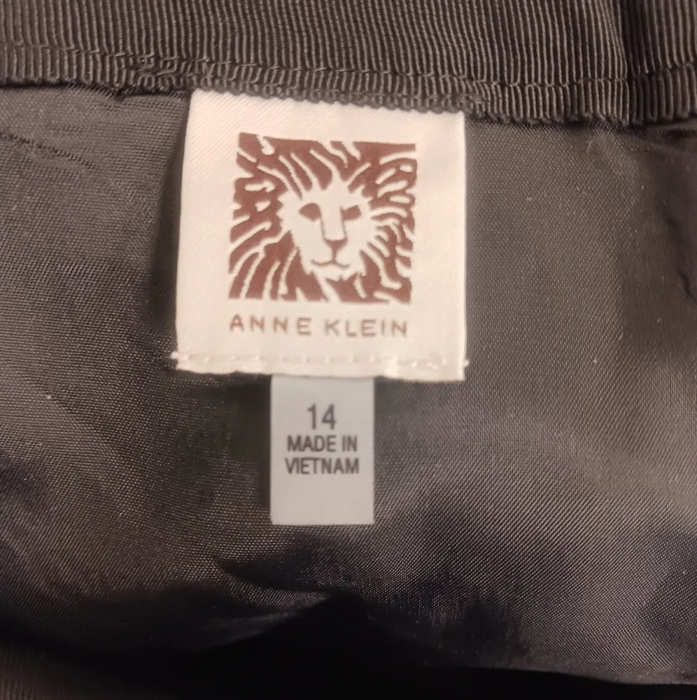 Anne Klein Womens Oasis Jacquard Animal Print Wrap Skirt Beige 14 - Image 6