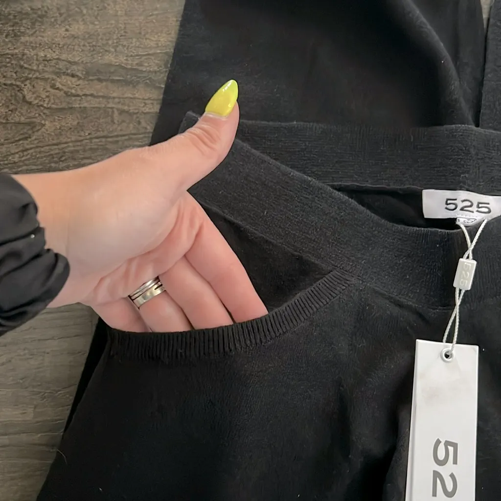 NWT 525 America Soft Knit Joggers - Black - Image 4