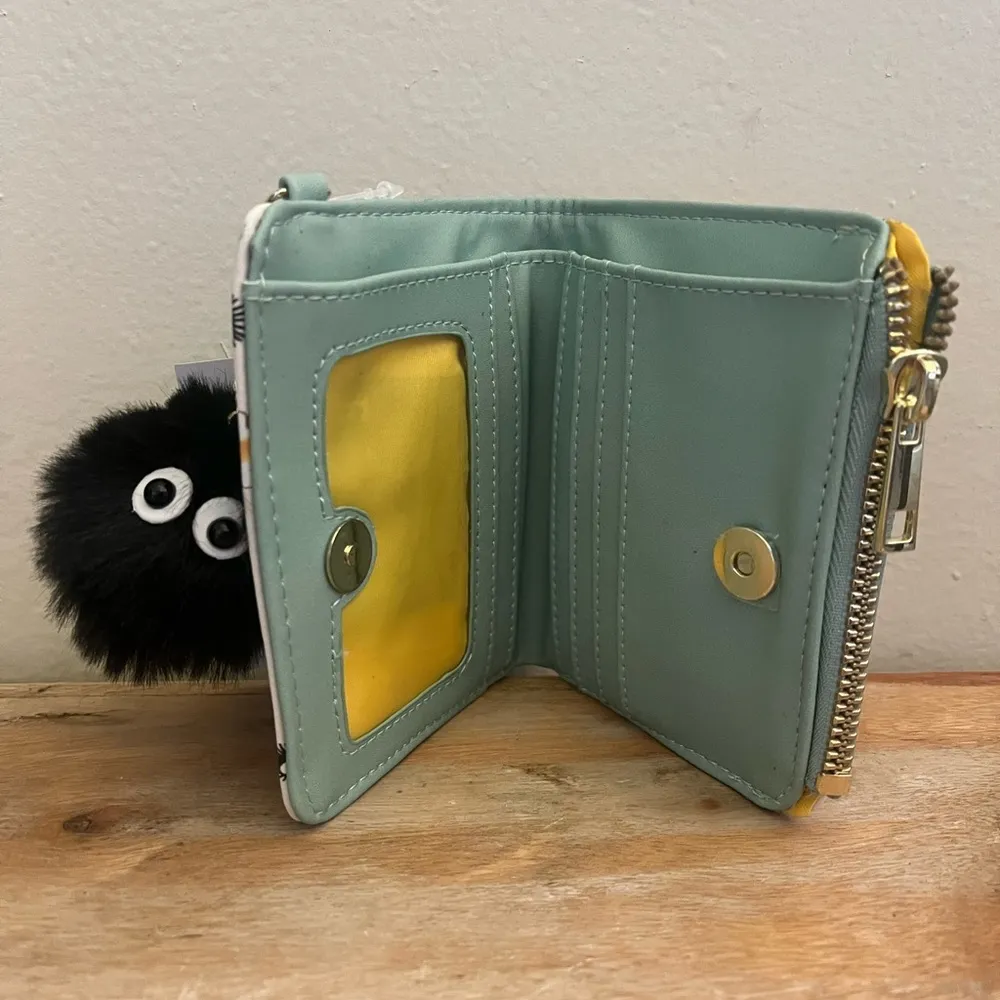 Studio Ghibli My Neighbor Totoro Soot Sprites Flower Mini Wallet - Image 7