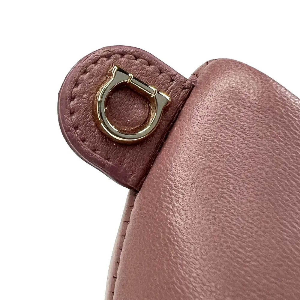 Salvatore Ferragamo Judy Cinder Rose Gancini Logo Pumps Size 6.5 - Image 4