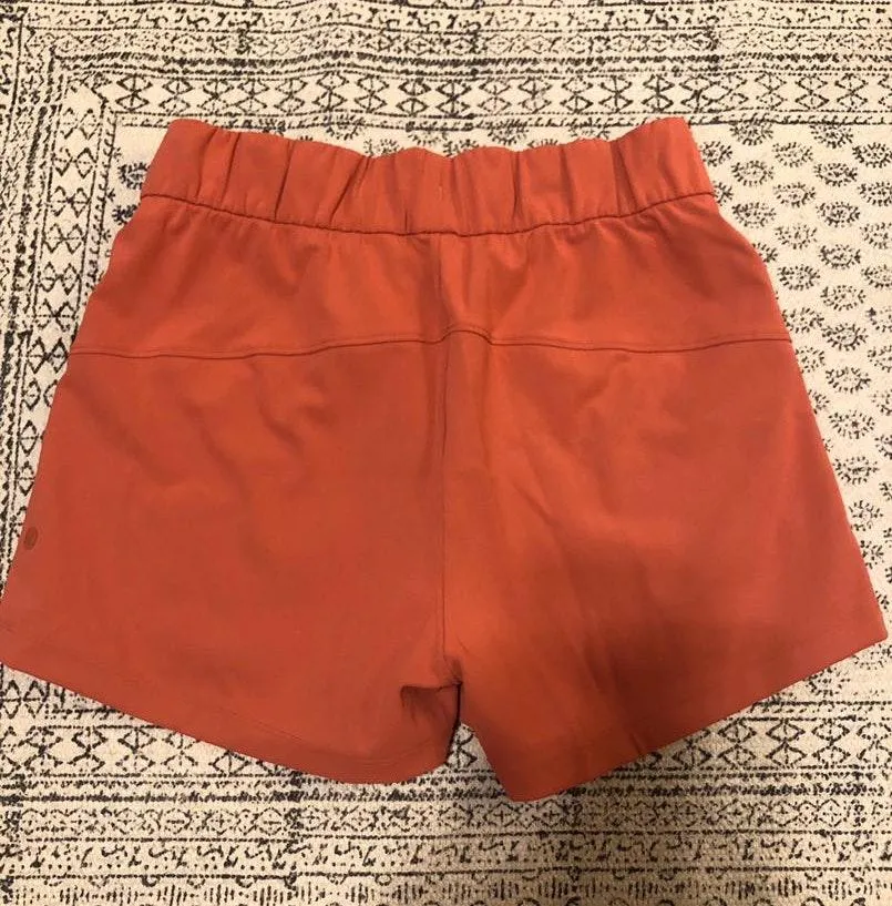 Lululemon Orange On the Fly Short  - Image 2