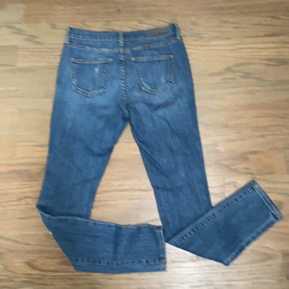 Carmar Los Angeles Jeans Distressed with Star Patches Waist 28 - Image 2