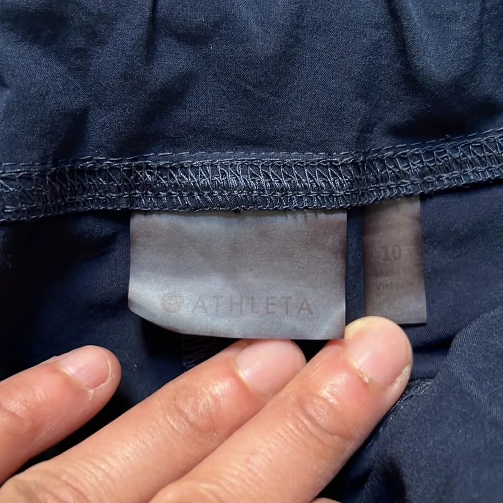 Navy High Rise Straight Leg Pants 10 - Image 5