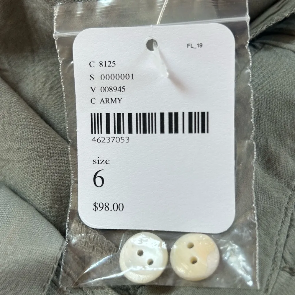 Free People cottagecore eyelet button up bohemian Kidcore short romper NWT  6 - Image 10