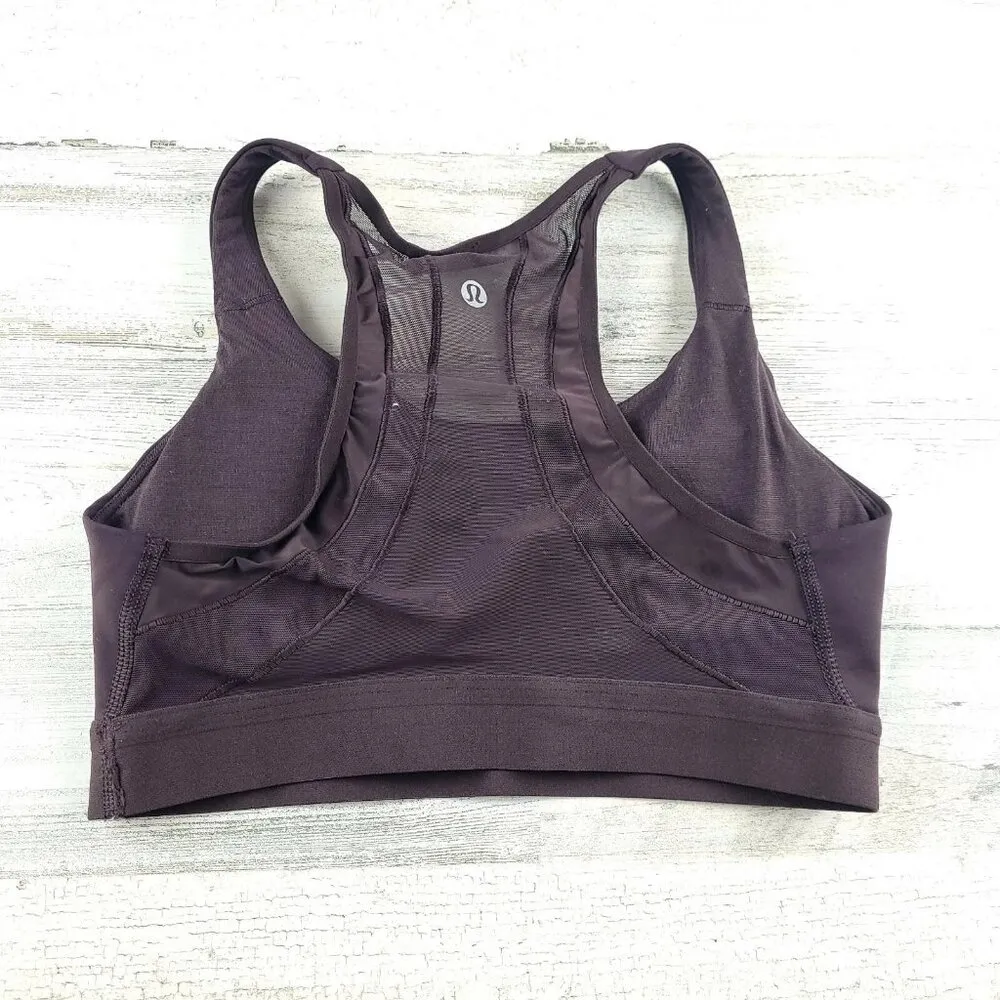 Lululemon  Fresh In Mesh Brown Sports Bra Size 4 EUC - Image 2