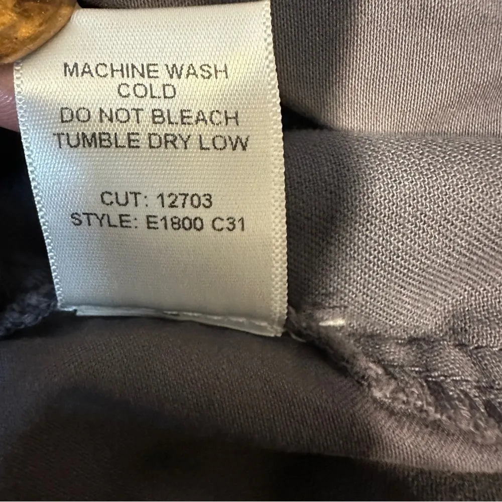 Eight 14 Pants Womens 27x34.5 Gray Aries Two Tone Flare Classic Trouser Y2K NWT Size 27 - Image 6