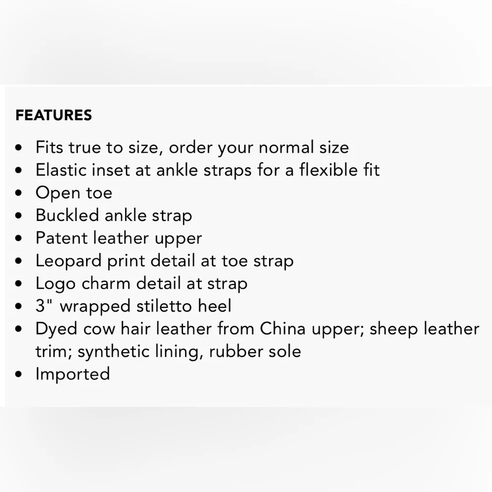 MICHAEL Michael Kors Eva Black Cross Strap and Leopard Leather Heeled Sandals - Image 2