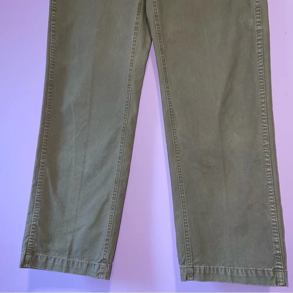 Madewell Utility Pant Women Size 28 Khaki Cargo Gorpcore Gardening Office Casual - Image 3