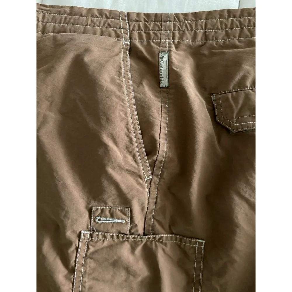 Columbia Sportswear Cargo Shorts Outdoor Hiking Khaki Brown Women’s Size XL - Image 8