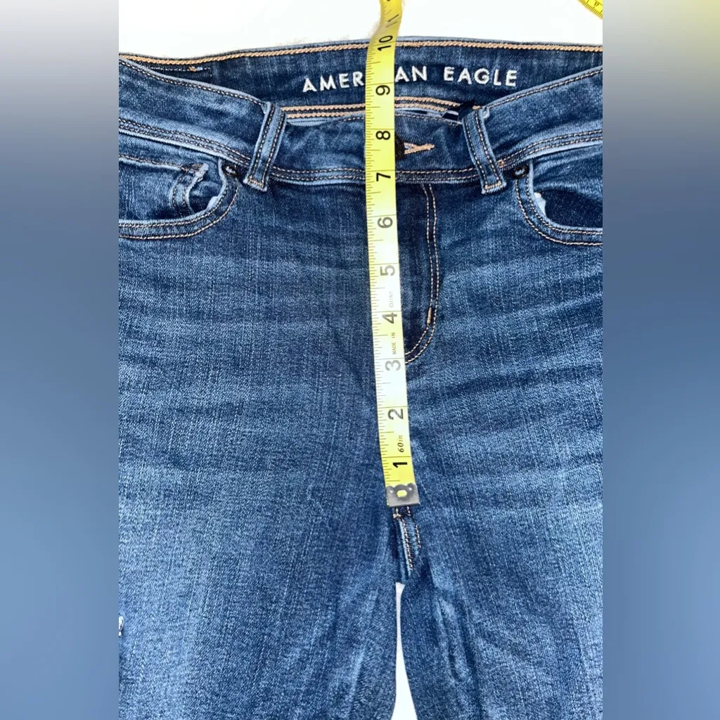 American Eagle Outfitters Cargo Kick Boot Jeans sz 4 - Image 7