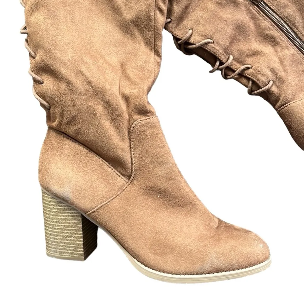 Soda  Aspire Lace-Up Over The Knee Boot - Image 5