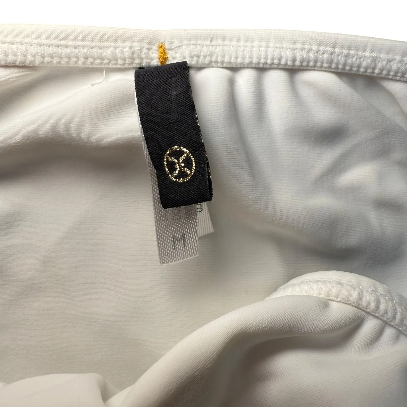 V.X. Paul Herman Bikini Set White Halter Top & Bottoms Beach Swim Suit medium White - Image 7