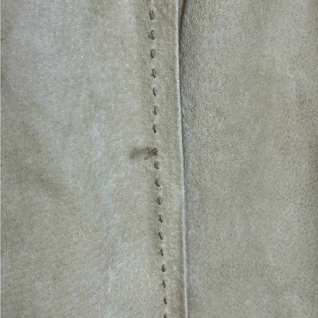 Cabela’s Women’s Leather Western Bohemian Tan Neutral Casual Jacket Size Small - Image 3