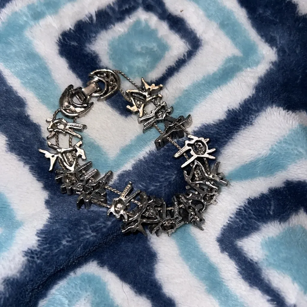 Vintage Slide Charms Ballerina Bracelet - Image 2