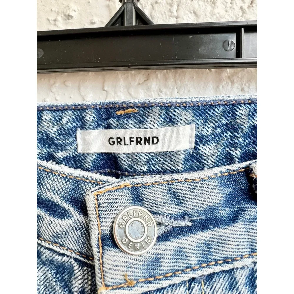 GRLFRND "Wear Me Out" High Rise Helena Jeans My Sharona Blue Women's Size 26 - Image 4