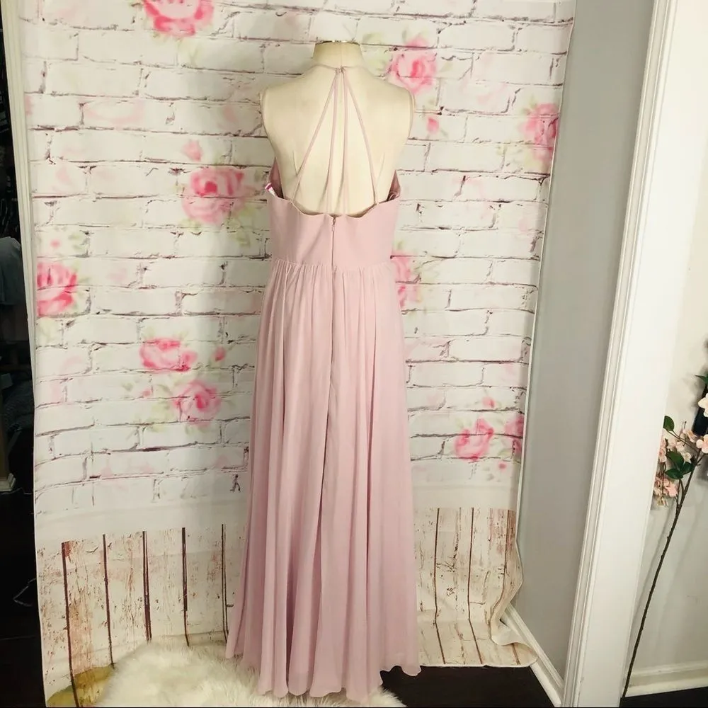 Jenny Yoo bridesmaid dress style jy534 suede rose - Image 8