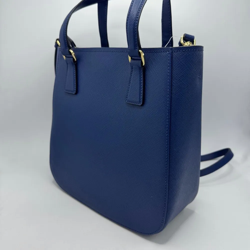 Prada Metropolis Saffiano Lux Leather Shoulder Bag Bruette NEW - Image 3