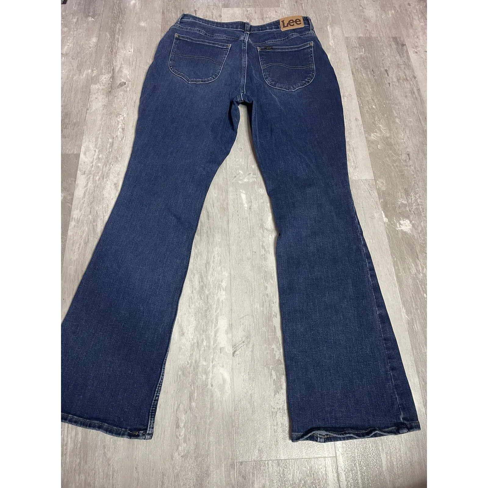 Lee Comfort Stretch‎ Waistband Jeans Women 30x32  Boot Cut Denim Pants E0113 - Image 5