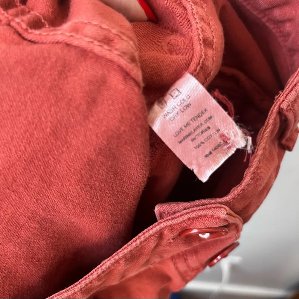 Marine layer  Brick Red Avery Mini Skirt 4 - Image 7