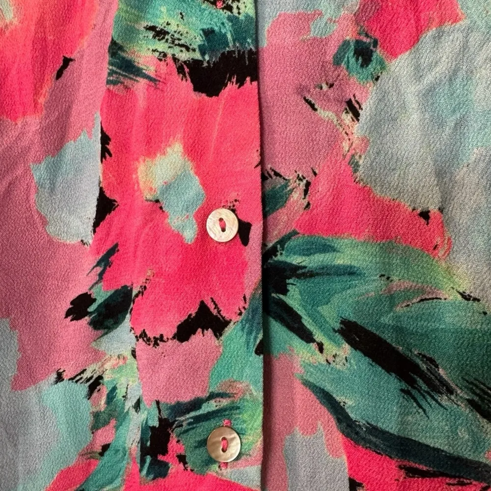 Jen’s Pirate Booty Floral Button-Down Shirt - Image 5