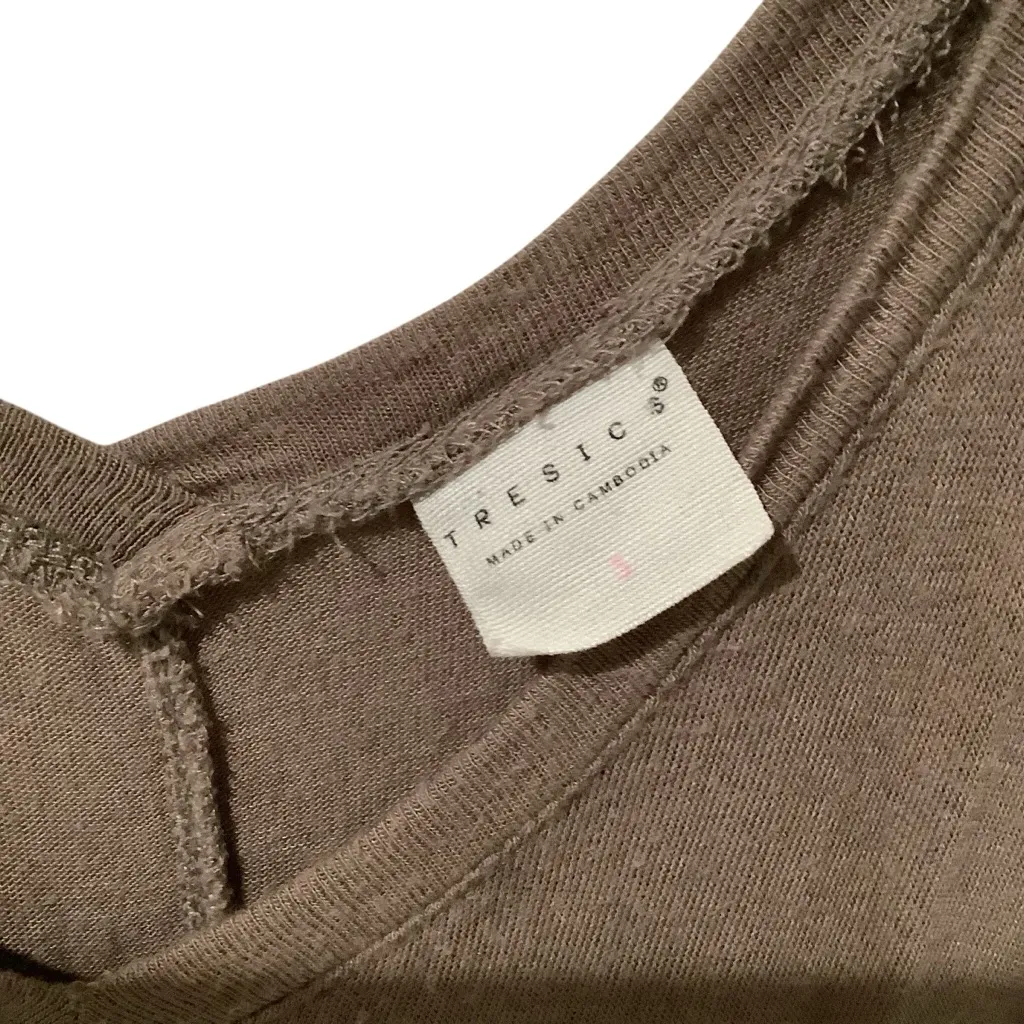 Tresics Women’s Light Brown Sleeveless Tank Top Size S - Image 7