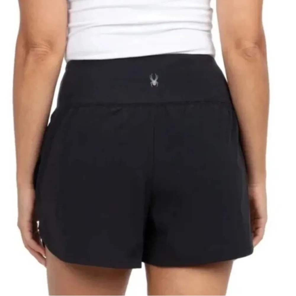 NWT Spyder Women's athletic shorts. Size S. Stretch compression short underneath - Image 2