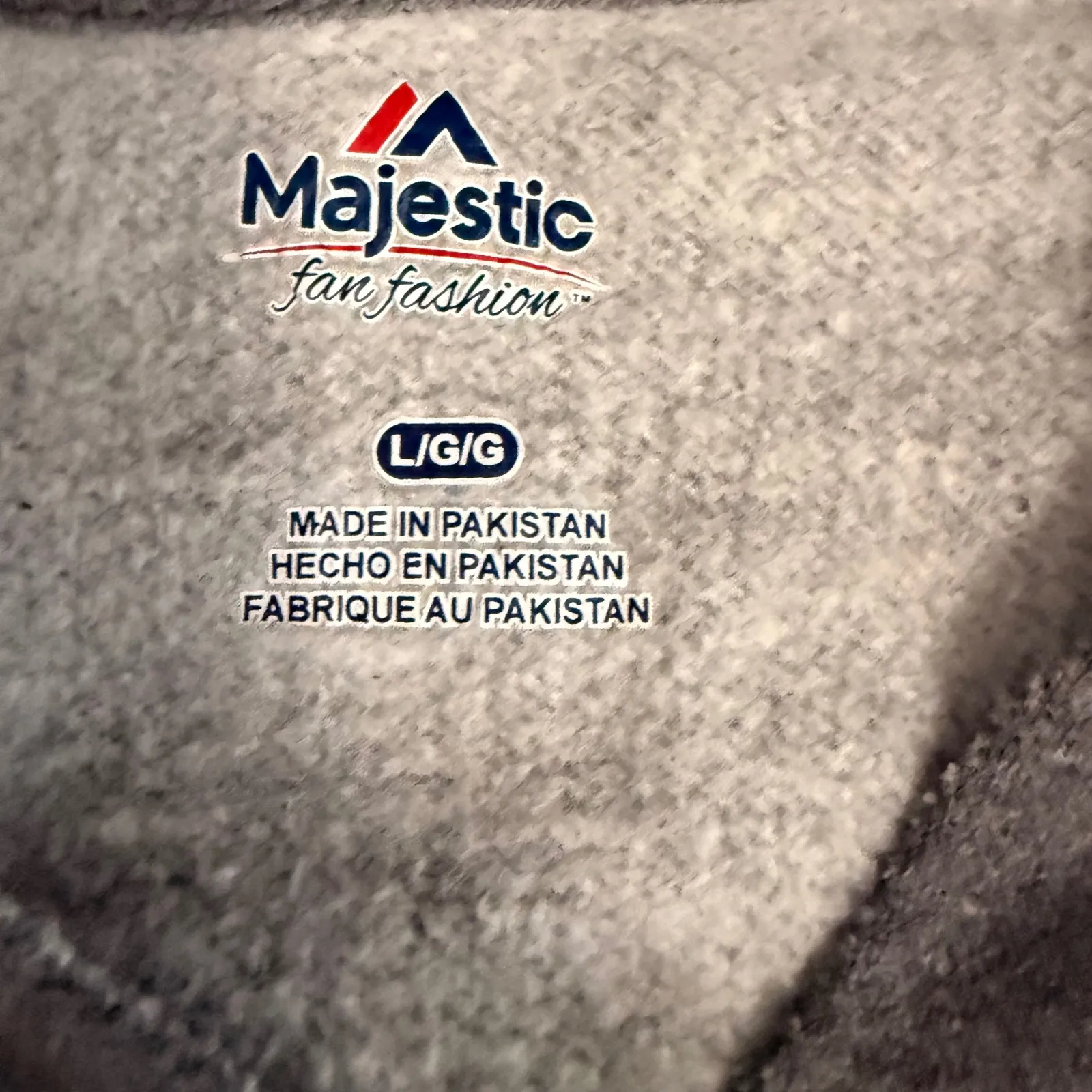 Majestic Chicago Cubs 2016 World Series Champions Hoodie V Neck Gray Size Large - Image 6